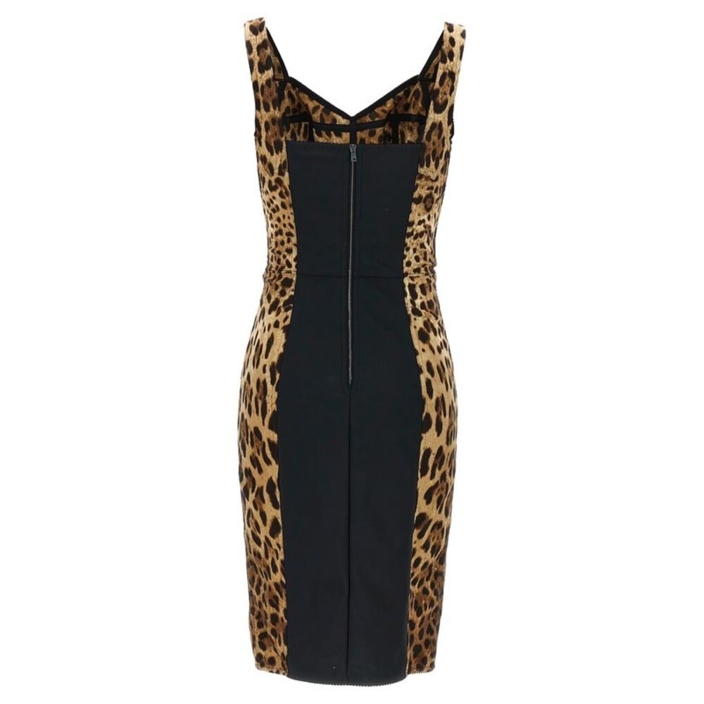 Dolce & Gabbana Multicolor Silk Cocktail Women's Dress - Picture 2 of 4